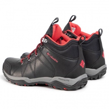 Buty COLUMBIA DUNWOOD MID damskie trekkingowe czarne wysokie skórzane 37