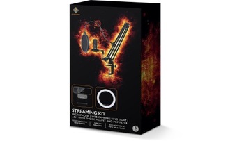 Набор для стриминга - микрофон, держатель, камера, светодиодное кольцо 4в1