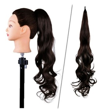 DOCZEPIANY KUCYK Z ELASTYCZNYM DRUTEM 82 CM #2