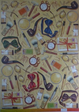 papier do decoupage 50 x 70cm - retro 1