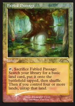 Fabled Passage - PROMO FOIL @@@@@