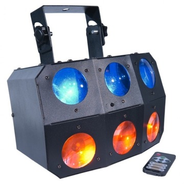 LIGHT4ME SIX EYE BEAM oświetlenie dyskotekowe mocny efekt beam LED + PILOT