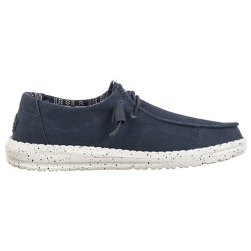 Buty Półbuty Damskie Hey Dude Wendy Canvas Navy 40902-410 Granatowe