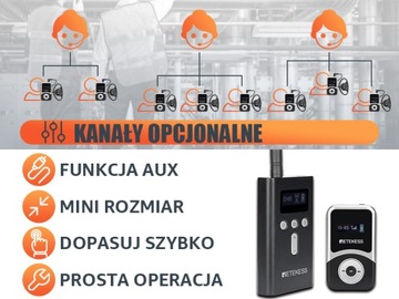 Система туристического гида Retekess T130S, система устного перевода, 100 м
