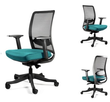 Fotel Ergonomiczny ANGGUN M Zielony Obrotowy Biuro