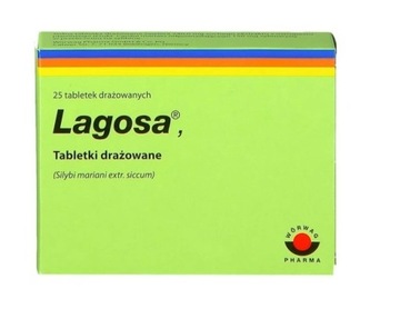 LAGOSA lek na wątrobę 150 mg 25 tabletek