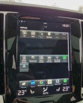 Volvo V60 II  Kombi Plug-in 2.0 T6 Plug-In Hybrid 341KM 2021 Volvo V60 FV 23 BW Panorama Kamery 360 Biala Perla 2.0 Hybryda Plug-in, zdjęcie 33