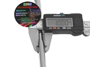 хромированные рамы кофров, регулируемые, без изгиба