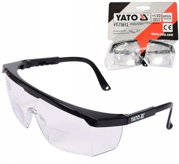 YATO OKULARY OCHRONNE KOREKCYJNE +1.5 GOGLE BHP