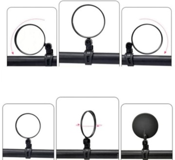 ЗЕРКАЛА РУЛЯ МОТОЦИКЛА КВАДРОЦИКЛА ВЫПУКЛЫЕ КРУГЛЫЕ РЕГУЛИРУЕМЫЕ ПОВОРОТНЫЕ