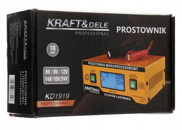 Prostownik mikroprocesorowy Kraft&Dele 6/8/12/14/16/24V