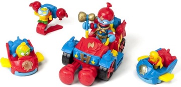 Детские боксеры-боксеры Superthings Kazoom с транспортным средством и воздушными шарами