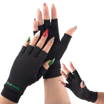 FIT4MED RĘKAWICZKI SPORTOWE RĘKAWICE DOTYKOWE RĄK BEZPALCOWE LEKKIE WYGODNE