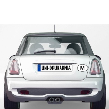 Наклейка на автомобиль Мальта - M