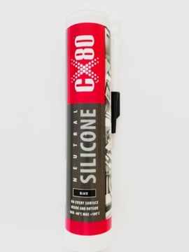 SILIKON DO WENTYLACJI czarny usczelnianie NEUTRALNY - CX80