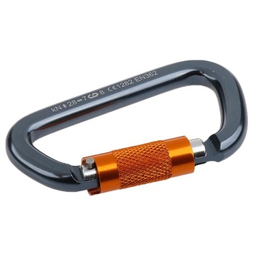 Aluminiowy karabinek wspinaczkowy Karabinek alpinistyczny typu Twist Lock 2