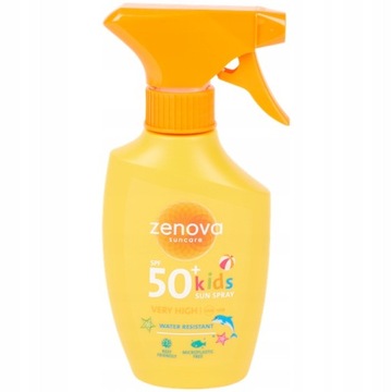 olejek krem balsam do opalania z filtrem dla dzieci Kids 50 SPF ZENOVA 0,2l