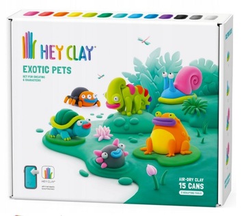 HEY CLAY MASA PLASTYCZNA EGZOTYCZNE ZWIERZĘTA