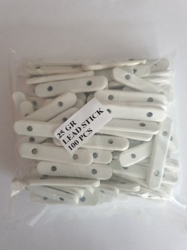 CIĘŻAREK,SZTABKA ,OBCIĄŻNIK DO FIRAN 25gram 100szt
