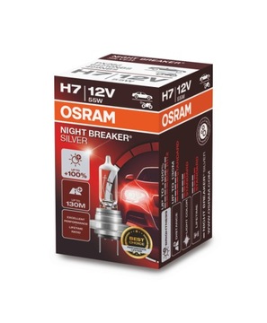 OSRAM żarówka H7 Night Breaker SILVER +100%