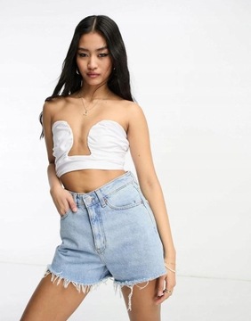 Pull & Bear NF4 xpu CROP TOP MARSZCZENIA S