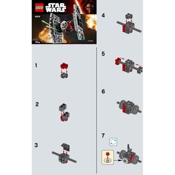 Lego Instrukcja - Special Forces TIE Fighter 30276