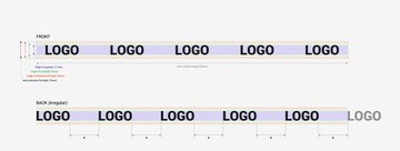 ЛЕНТА ПОЛИЭСТЕРНАЯ, ОДНОСТОРОННЯЯ ПЕЧАТЬ, 2000 ШТ.
