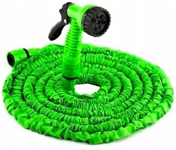 Удлиняемый САДОВЫЙ ШЛАНГ 20-60м + ПИСТОЛЕТ 7 РЕЖИМОВ