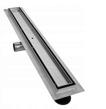 Трап для душа линейный высотой 60 см, 52 мм, гладкий или под подклейку плитки.