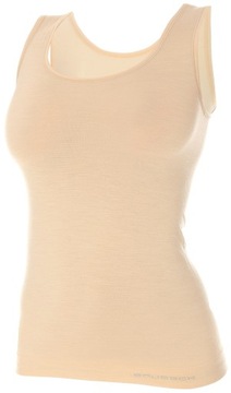 DAMSKA KOSZULKA TA1017W NA RAMIĄCZKACH Z WEŁNY MERINO COMFORT WOOL M