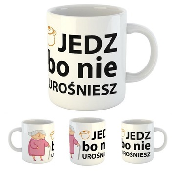 KUBEK PORCELANOWY NA DZIEŃ BABCI DZIADKA PREZENT DLA BABCI RÓŻNE WZORY IMIĘ