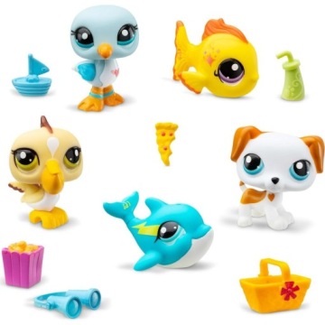 Littlest Pet Shop 5 фигурок Пляж