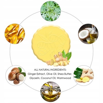 Имбирное мыло для похудения и лимфатической детоксикации