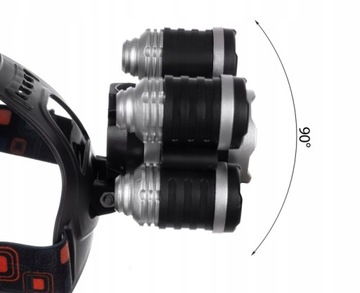 Мощный налобный фонарь 5 x T6 Led Cree перезаряжаемый налобный фонарь для мастерской