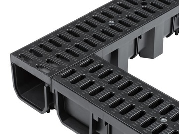 ЛИНЕЙНЫЙ ДРЕНАЖ Лоток пластик/оцинкованный h55