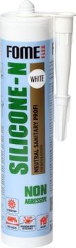 Silikon sanitarny szklarski NEUTRAL biały 300ml Fome Flex jakość PREMIUM
