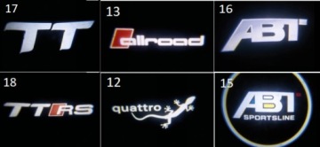 Светодиодный проектор логотипа AUDI A1 A3 A4 A6 A7 A8 Q5 R8 TT