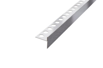 LISTWA BRODZIKA SPADKOWA SREBRNY MAT LEWA 180cm