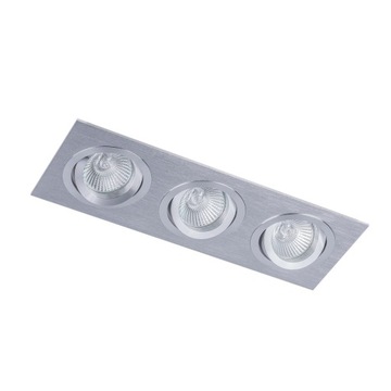 Oprawa sufitowa LED Italux srebrna regulowana