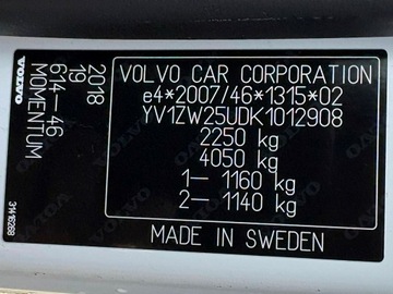 Volvo V60 II  2018 Volvo V60 T5 250 KM Automat Kamera Hak FV23%, zdjęcie 16
