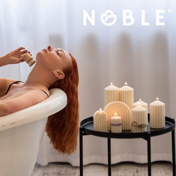 Сухая массажная щетка для лица и тела от морщин и отечности NOBLE