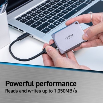 CRUCIAL Внешний диск Твердотельный накопитель X9 Pro, 2 ТБ, USB-C 3.2 Gen 2