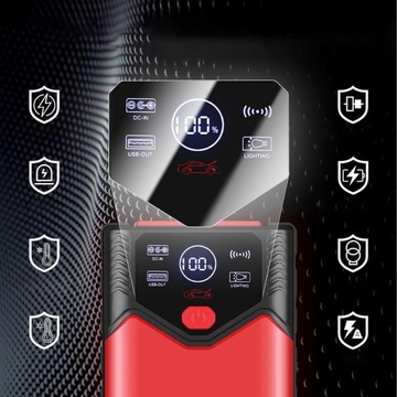 ПУСКОВОЙ БУСТЕР POWERBANK TORCH HOMMER КАБЕЛИ ПУСКОВОЙ НАБОР 20000 мАч