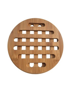 Настольная подставка POT PAD, столешница из бамбука - экологическая