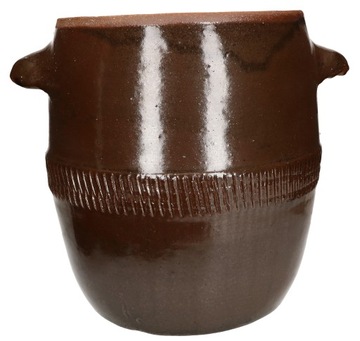 Kamionkowa Barrel 30l Pot с крышкой для маринованного огурца капусной керамовой посуды