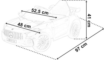 ДЕТСКИЙ АВТОМОБИЛЬ MERCEDES AMG GTR АККУМУЛЯТОРНЫЙ АВТОМОБИЛЬ С ДИСТАНЦИОННЫМ УПРАВЛЕНИЕМ КОЖАНЫЙ РАДИО