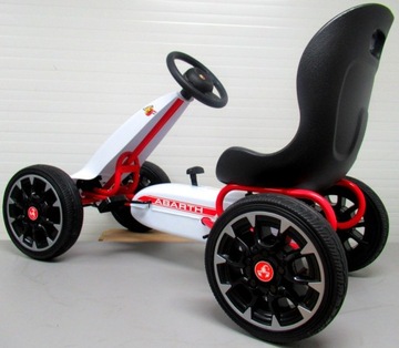 GOKART G6 ABARTH С ПЕДАЛЬЮ, КОЛЕСА ИЗ ПЕНЫ ЭВА, ТОРМОЗ