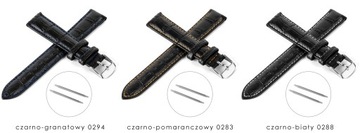 РЕМЕШОК ДЛЯ ЧАСОВ 18 ММ – КОЖА – РАЗНЫЕ ЦВЕТА