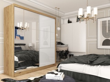 Шкаф BERGEN 160 см *глянцевые фасады*