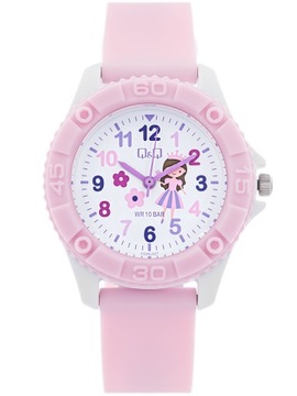 ЧАСЫ QQ VQ96J027Y ДЛЯ ДЕВУШКИ С ПРИНЦЕССОЙ